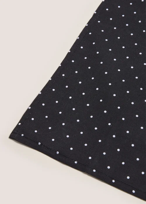 Black & White 3 Pack Heart Print Tea Towel Image 2