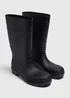 Black Long Length Wellies - Size 7 Image 1