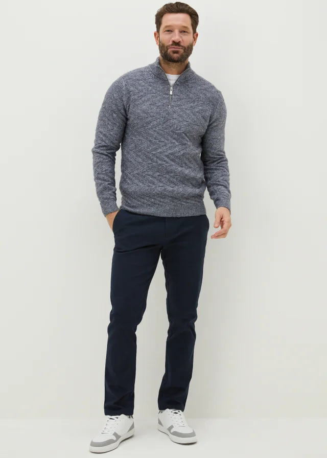 Navy Slim Fit Chinos