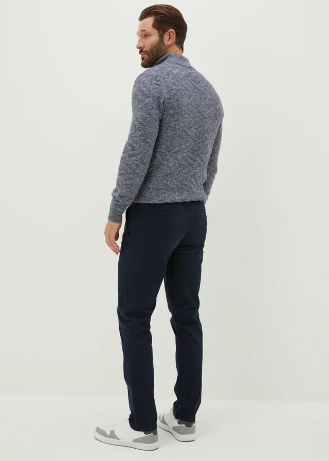Navy Slim Fit Chinos