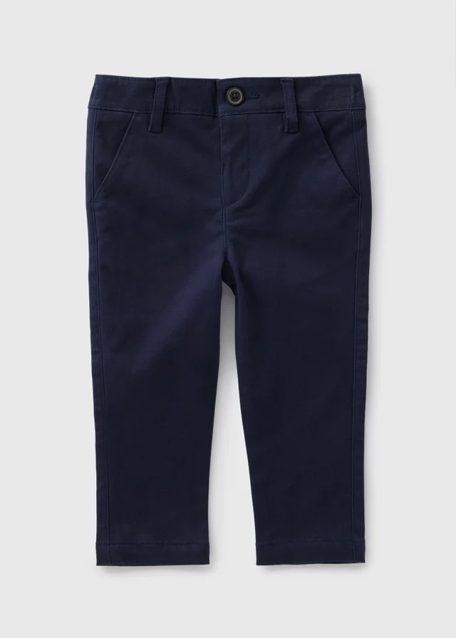 Boys Navy Chino Trousers (1-7yrs)