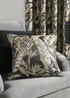 Laurence Llewelyn-Bowen Paradise Palm Jacquard Black Filled Cushion (43cm x 43cm) - 43W X 43D Image 1