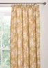 Dreams & Drapes Design Mishka Gold Pencil Pleat Curtains With Tie-Backs - 66W X 72D (168x183cm) Image 2