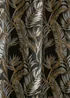 Laurence Llewelyn-Bowen Paradise Palm Jacquard Black Eyelet Curtains - 46W X 54D (116x137cm) Image 3