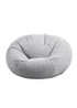 rucomfy Jumbo Cord Goliath Platinum Grey Beanbag - One Size Image 2
