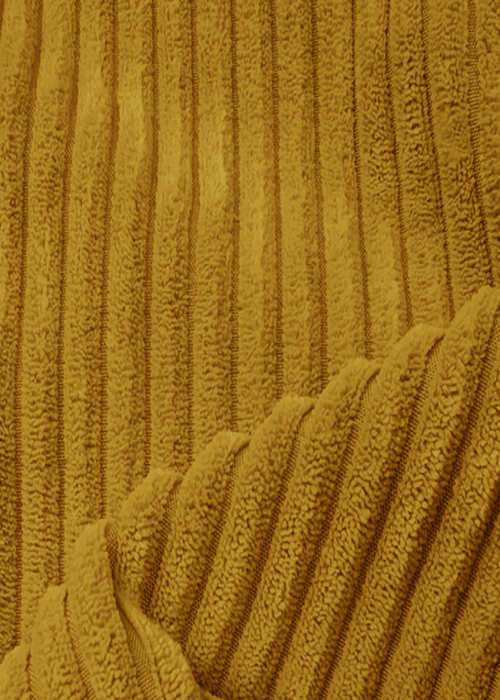 rucomfy Jumbo Cord Goliath Mustard Beanbag - One Size Image 3