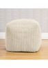 rucomfy Jumbo Cord Cube Ivory Beanbag - One Size Image 1