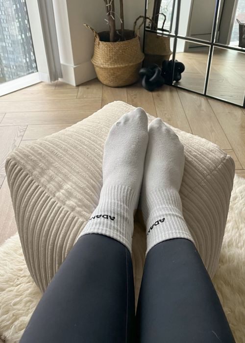 rucomfy Jumbo Cord Cube Ivory Beanbag - One Size Image 3