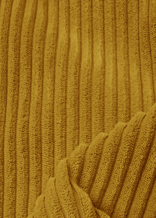 rucomfy Jumbo Cord Cube Mustard Beanbag - One Size Image 3