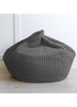 rucomfy Jumbo Cord Kids Slouchbag Slate Grey Beanbag - One Size Image 3