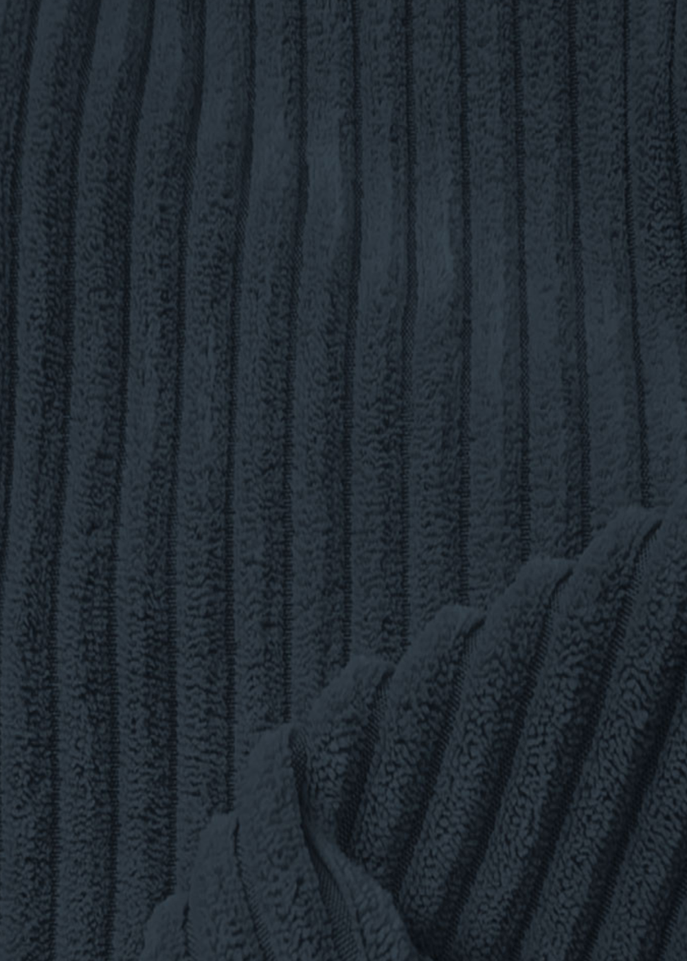 rucomfy Jumbo Cord Kids Slouchbag Navy Beanbag - One Size Image 3