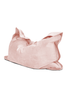 rucomfy Velvet Junior Squarbie Pink Beanbag - One Size Image 2