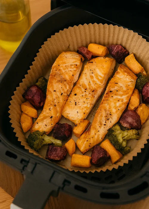 B&Co 50 Pack Air Fryer Round Liners Image 3