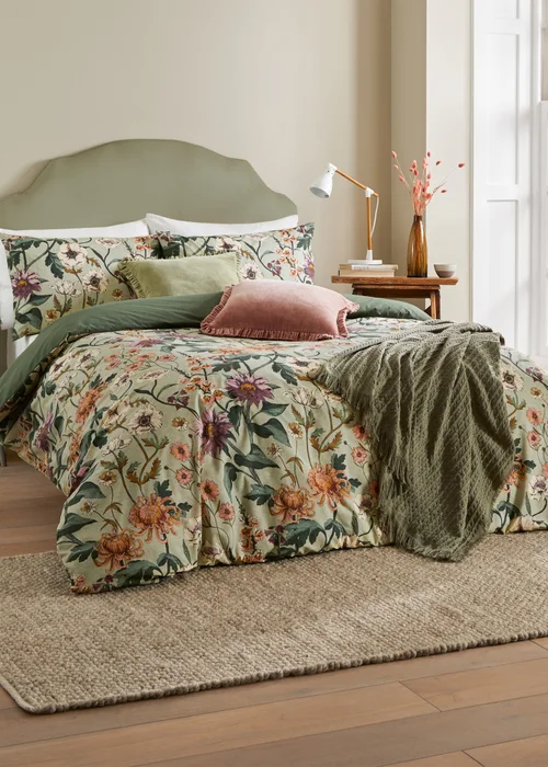 Wylder Wallflower Botanical Duvet Cover Set - Single Image 1
