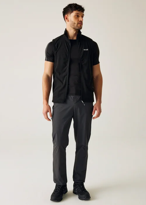 Regatta Black Black Men's Tobias II Anti-Pill Symmetry Bodywarmer - L Image 3