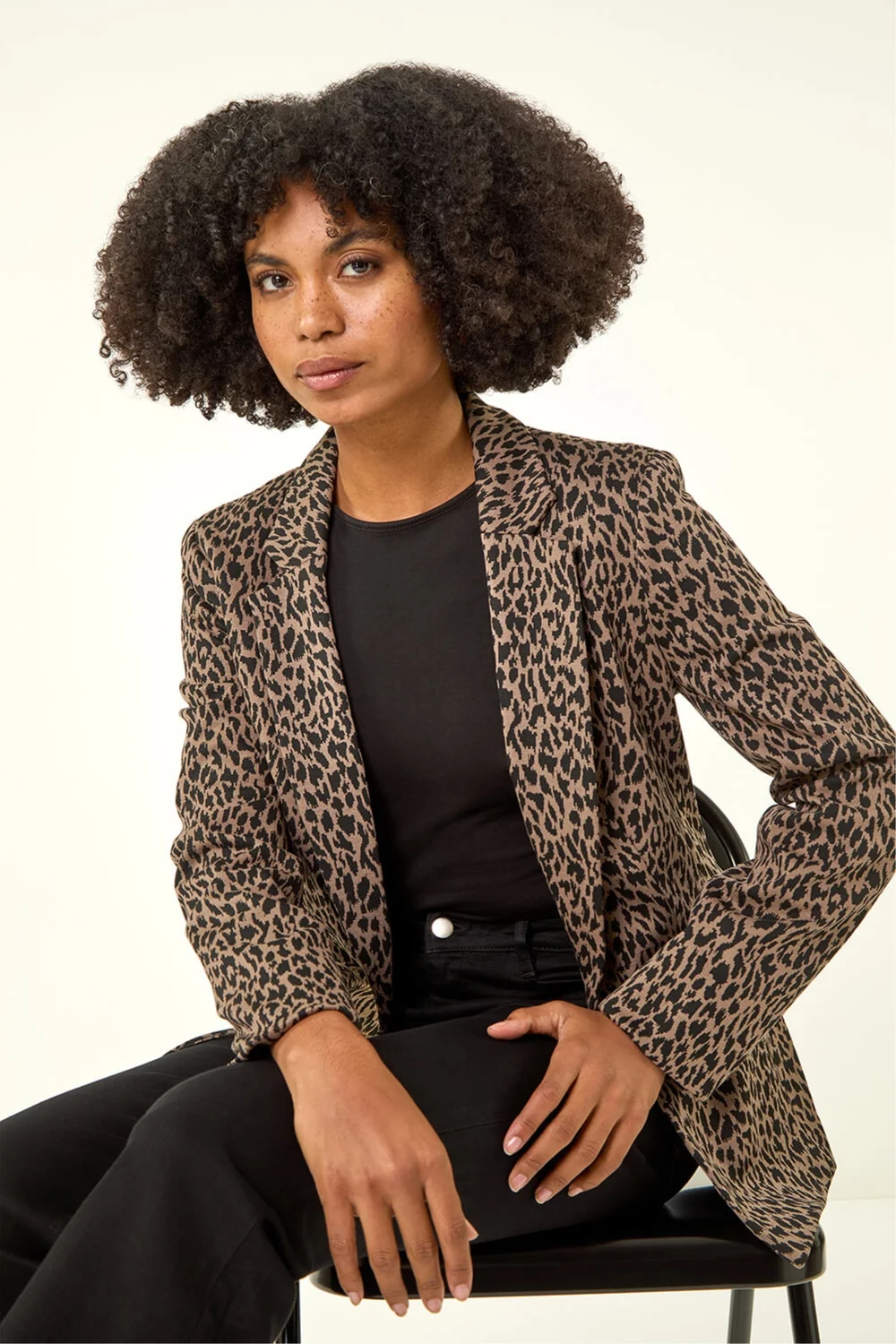Roman Animal Print Stretch Jacket - 18 Image 1