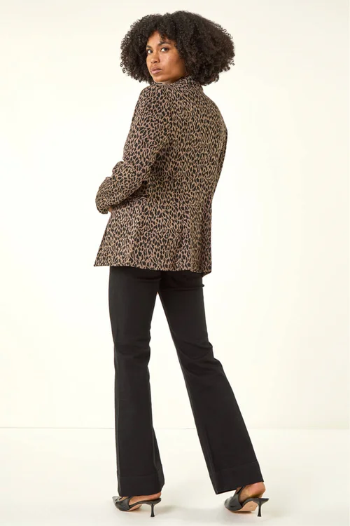 Roman Animal Print Stretch Jacket - 18 Image 3