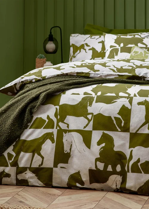furn. Olive Herve Reversible Duvet Cover Set - Double Image 2