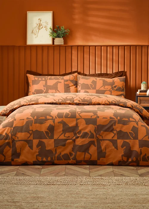 furn. Tan Herve Reversible Duvet Cover Set - Single Image 4