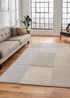 Think Rugs Apollo Grey Modern Linear Rug - 80 x 150 Image 1
