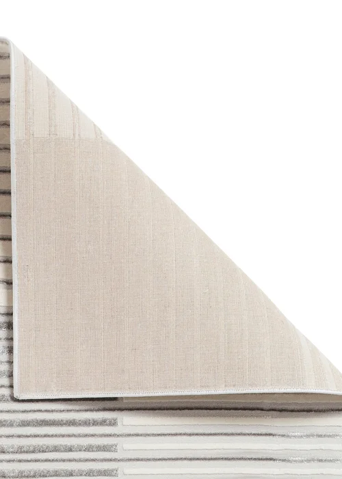 Think Rugs Apollo Ivory Modern Linear Rug - 80 x 150 Image 3