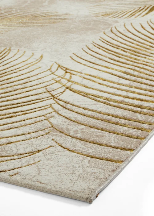 Think Rugs Creation Gold Botanical Rug - 120 x 170 Image 4