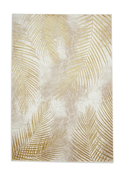 Think Rugs Creation Gold Botanical Rug - 120 x 170 Image 2