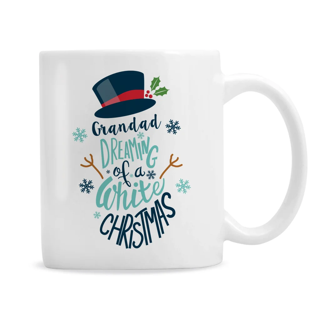 Personalised Memento Company White Christmas Mug - One Size Image 5