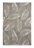 Think Rugs Flores Grey Botanical Washable Rug - 120 x 170 Image 2