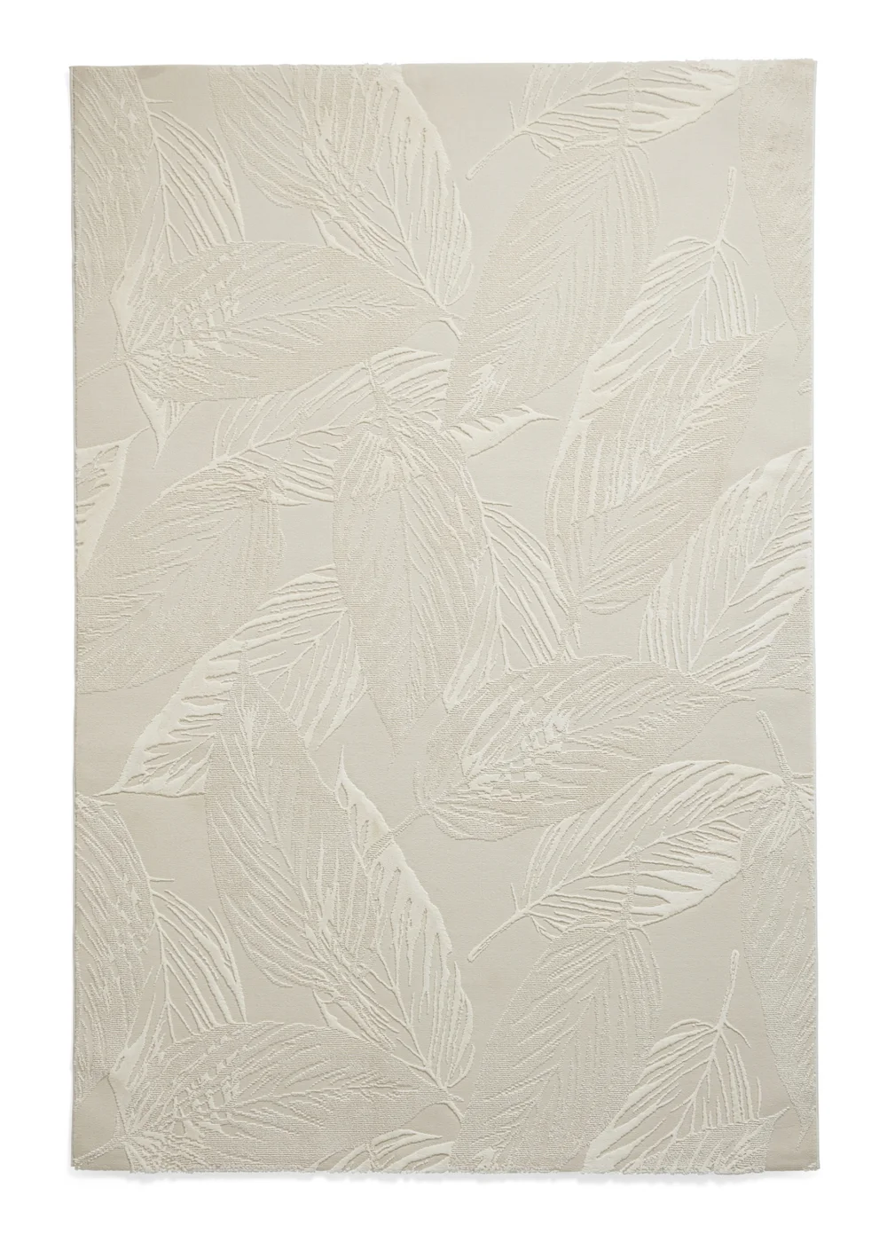 Think Rugs Flores Beige Botanical Washable Rug - 120 x 170 Image 2