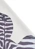 Think Rugs Faux Zebra Print Black/White Rug - 130 x 155 Image 3