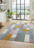 Think Rugs Matrix Multi Square Rug - 80 x 150 Image 1