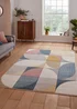 Think Rugs Matrix Multi Modern Geo Rug - 80 x 150 Image 1