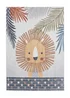 Think Rugs Grey Vida Kids Lion Washable Rug - 80 x 150 Image 2