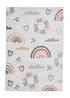 Think Rugs Vida Kids Rainbow Sun Washable Rug - 80 x 150 Image 2