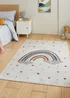 Think Rugs Vida Kids Rainbow Washable Rug - 80 x 150 Image 1