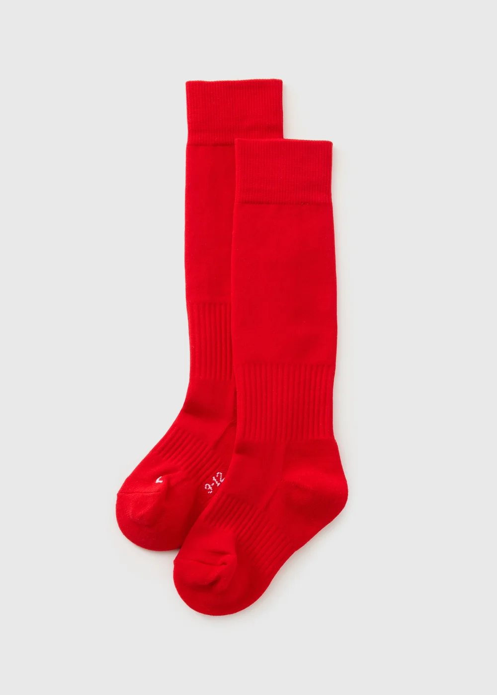 Red Football Socks (Younger 6-Older 6.5) - Sizes 6 - 8.5 Image 1