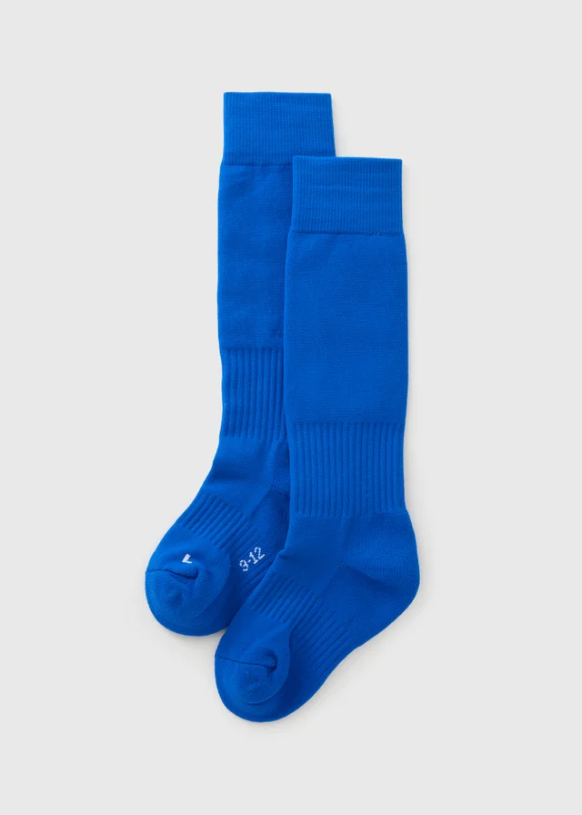 Blue Football Socks (Younger 6-Older 6.5)