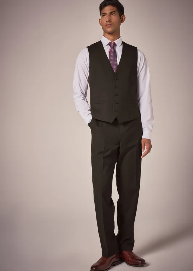 Taylor & Wright Menton Brown Twill Relaxed Fit Trousers