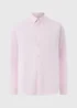 Taylor & Wright Pink Textured Regular Fit Shirt - Large Image 5