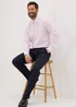 Taylor & Wright Pink Textured Regular Fit Shirt - Large Image 2