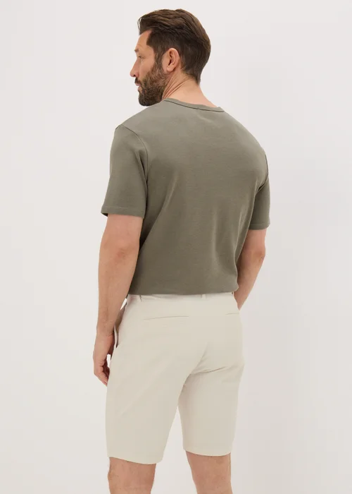 Ecru Slim Fit Chino Shorts - 30 waist Image 2