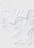 Girls 5 Pack White Knickers (6-13yrs) - Age 6 - 7 Years Image 2