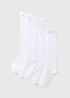 5 Pack of White Bow Knee High Socks (Younger 6-Older 6.5) - Sizes 6 - 8.5 Image 1