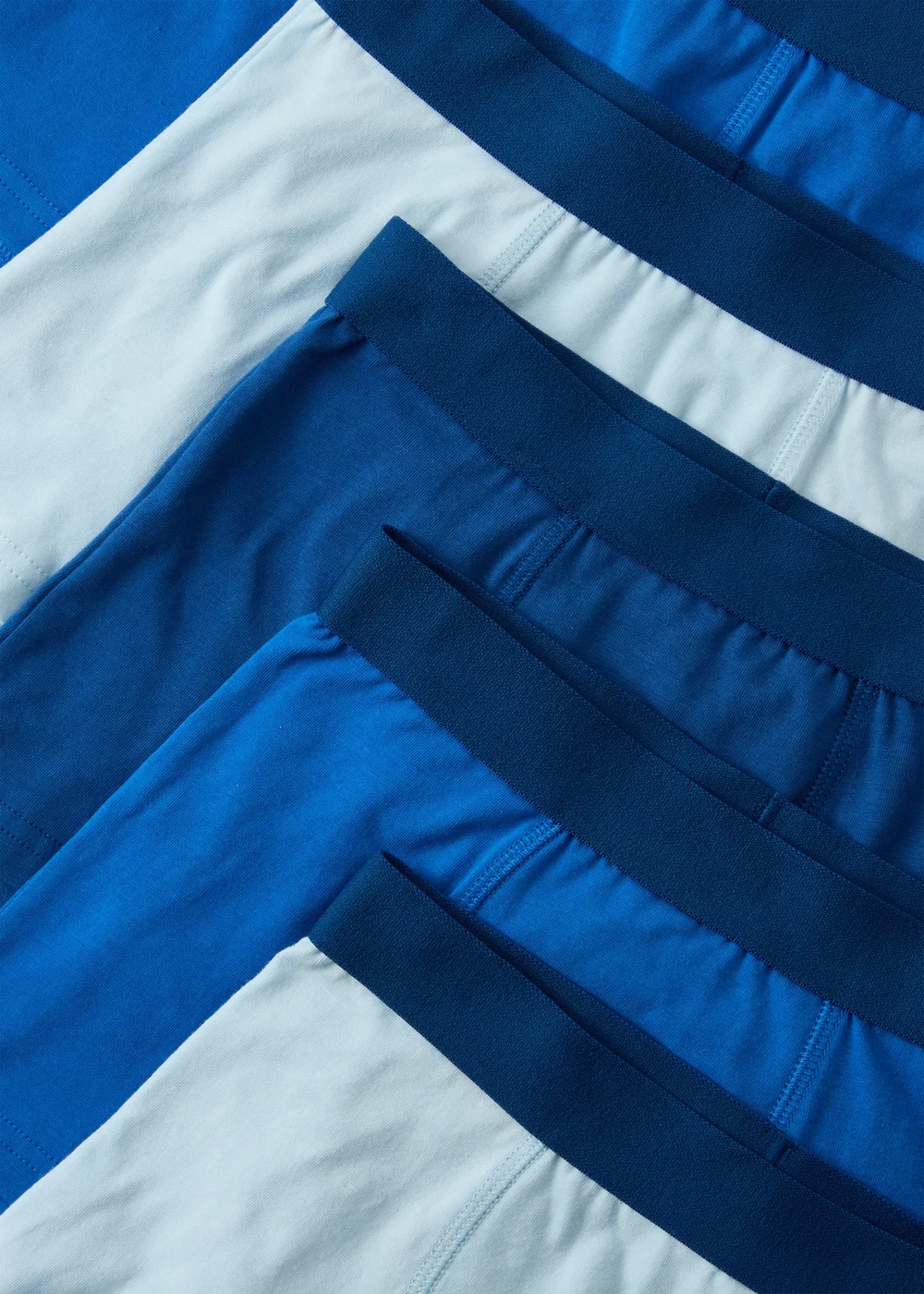 5 Pack Boys Blue Trunks (2-16yrs) - Age 2 - 3 Years Image 1