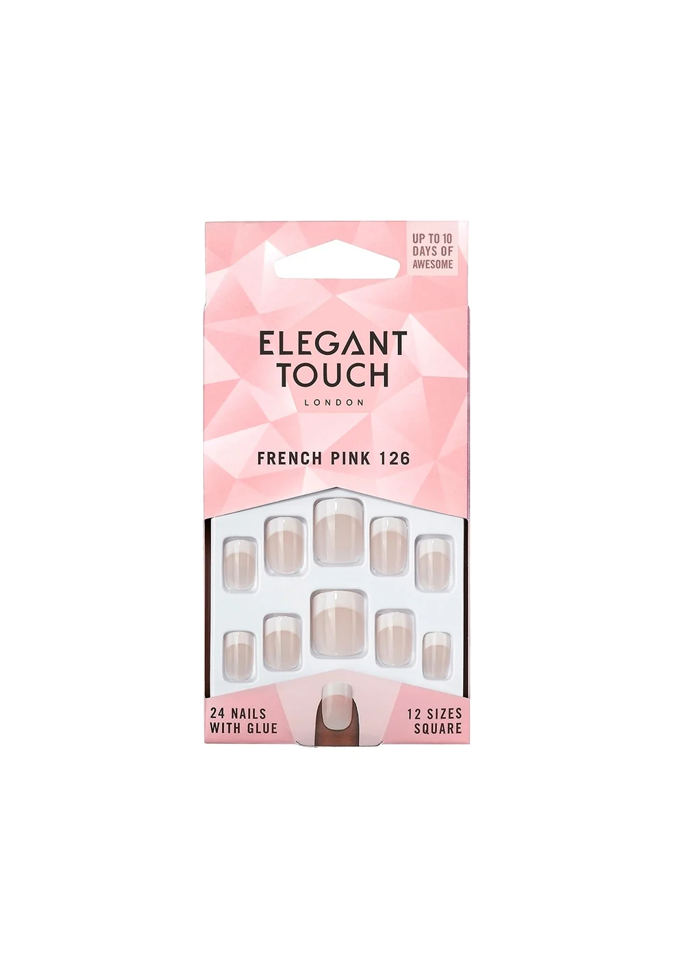 Elegant Touch French Nail 126 S Pink - One Size Image 1
