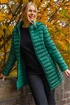 Roman Green Longline Quilted Hooded Puffer Coat - 18 Image 4