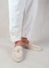 Where's That From Beige Suede Pegasus Wide-Fit Slip On Loafers - Size 6 Image 3