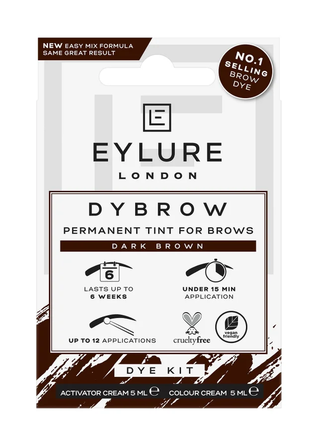Eylure Pro Brow Dybrow Permanent Tint Brown
