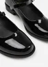 Where's That From Black Kingston Wide Fit Low Heel Loafers - Size 9 Image 3